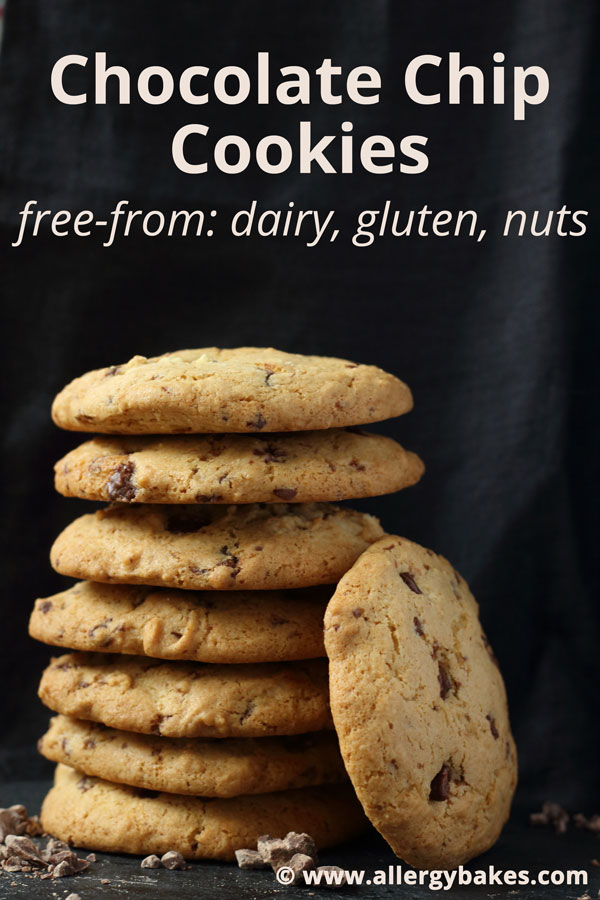 Chocolate Chip Cookies | Free-From: Dairy, Gluten, Nuts